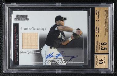 2004 Bowman Sterling - [Base] #BS-MT - Matt Tuiasosopo [BGS 9.5 GEM MINT]