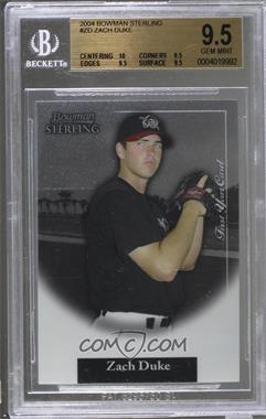 2004 Bowman Sterling - [Base] #BS-ZD - Zach Duke [BGS 9.5 GEM MINT]