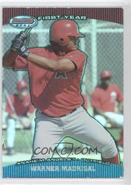 2004 Bowman's Best - [Base] - Green #BB-WM - Warner Madrigal /100