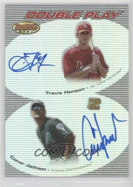 2004 Bowman's Best - Double Play Autographs #DPA-HJ - Conor Jackson, Travis Hanson