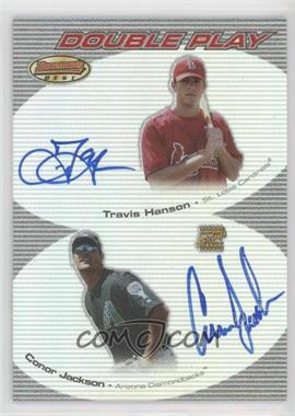 2004 Bowman's Best - Double Play Autographs #DPA-HJ - Conor Jackson, Travis Hanson