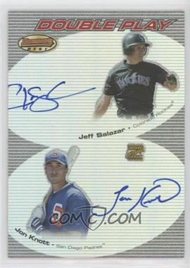 2004 Bowman's Best - Double Play Autographs #DPA-SK - Jon Knott, Jeff Salazar