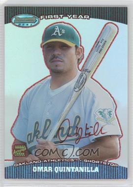 2004 Bowman's Best - First Year Autographs - Red #BB-OQ - Omar Quintanilla