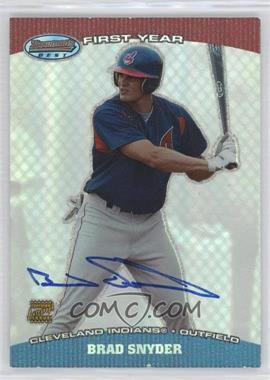 2004 Bowman's Best - First Year Autographs #BB-BMS - Brad Snyder