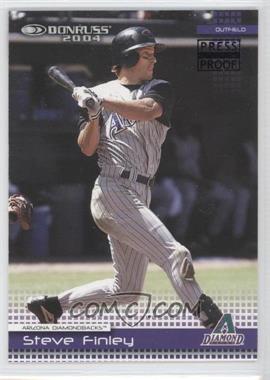 2004 Donruss - [Base] - Press Proof Black #224 - Steve Finley /10