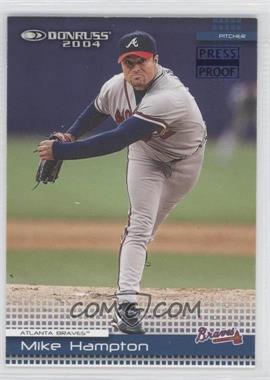 2004 Donruss - [Base] - Press Proof Blue #232 - Mike Hampton /100