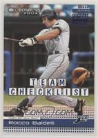 Team Checklist - Rocco Baldelli [EX to NM] #/100