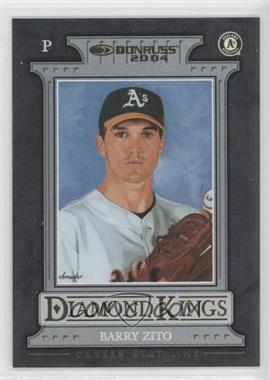 2004 Donruss - [Base] - Stat Line Career #13 - Diamond Kings - Barry Zito /312