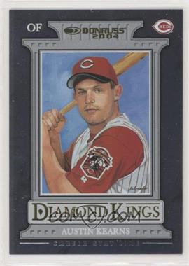 2004 Donruss - [Base] - Stat Line Career #19 - Diamond Kings - Austin Kearns /194