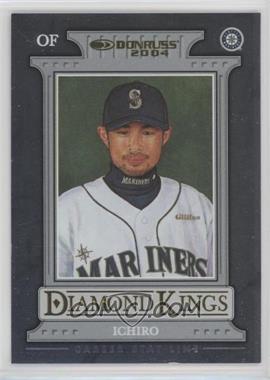 2004 Donruss - [Base] - Stat Line Career #4 - Diamond Kings - Ichiro Suzuki /328 [Noted]