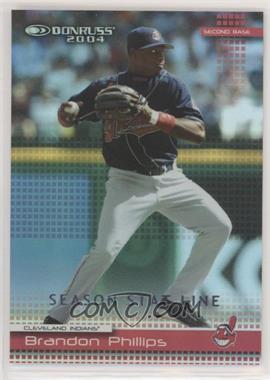 2004 Donruss - [Base] - Stat Line Season #108 - Brandon Phillips /112