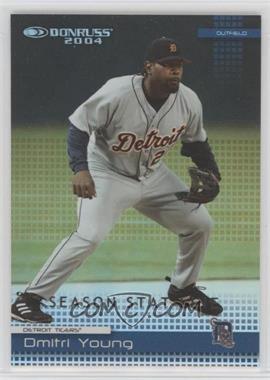 2004 Donruss - [Base] - Stat Line Season #119 - Dmitri Young /85