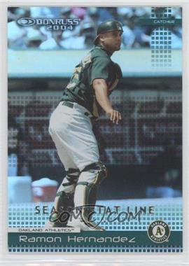 2004 Donruss - [Base] - Stat Line Season #170 - Ramon Hernandez /78