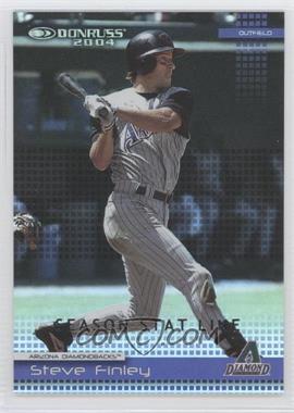 2004 Donruss - [Base] - Stat Line Season #224 - Steve Finley /82