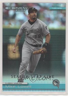 2004 Donruss - [Base] - Stat Line Season #273 - Mike Lowell /105 [Noted]