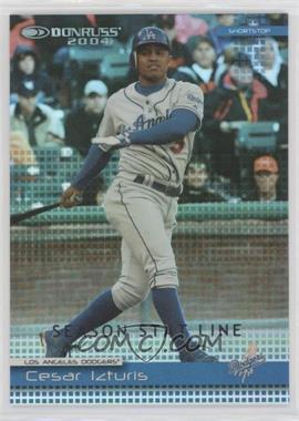 2004 Donruss - [Base] - Stat Line Season #286 - Cesar Izturis /47