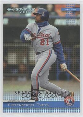 2004 Donruss - [Base] - Stat Line Season #303 - Fernando Tatis /34