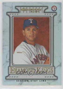 2004 Donruss - [Base] - Stat Line Season #5 - Diamond Kings - Alex Rodriguez /124