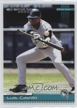 2004 Donruss - [Base] #272 - Luis Castillo