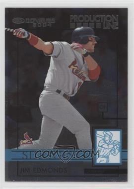 2004 Donruss - Production Line Slugging Percentage #PL-SLG-8 - Jim Edmonds /617