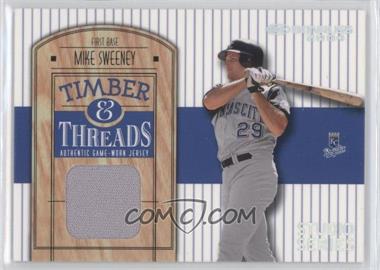 2004 Donruss - Timber & Threads - Studio Series #TT-14 - Mike Sweeney /50