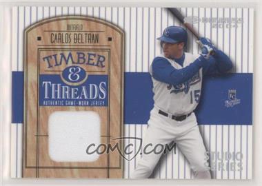 2004 Donruss - Timber & Threads - Studio Series #TT-6 - Carlos Beltran /50