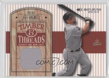 2004 Donruss - Timber & Threads #TT-11 - Jeff Bagwell