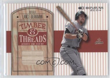 2004 Donruss - Timber & Threads #TT-29 - Lance Berkman