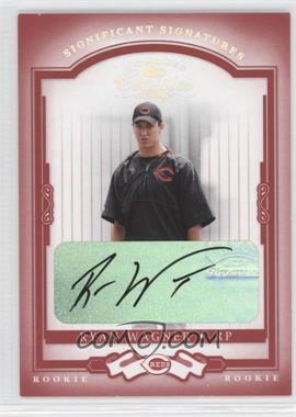 2004 Donruss Classics - [Base] - Significant Signatures Red #197 - Ryan Wagner /250