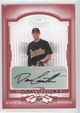 2004 Donruss Classics - [Base] - Significant Signatures Red #204 - Dave Crouthers /250