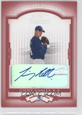 2004 Donruss Classics - [Base] - Significant Signatures Red #63 - Jimmy Gobble /200