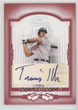 2004 Donruss Classics - [Base] - Significant Signatures Red #64 - Travis Hafner /100