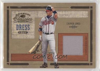 2004 Donruss Classics - Dress Code - Game-Worn Jersey #DC-14 - Chipper Jones /100