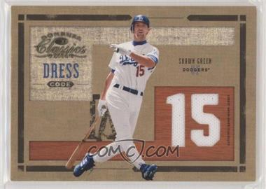 2004 Donruss Classics - Dress Code - Jersey Number Game-Worn Jersey #DC-16 - Shawn Green /100