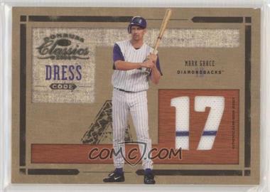 2004 Donruss Classics - Dress Code - Jersey Number Game-Worn Jersey #DC-17 - Mark Grace /100 [EX to NM]
