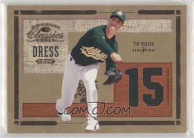 2004 Donruss Classics - Dress Code - Jersey Number Game-Worn Jersey #DC-41 - Tim Hudson /100