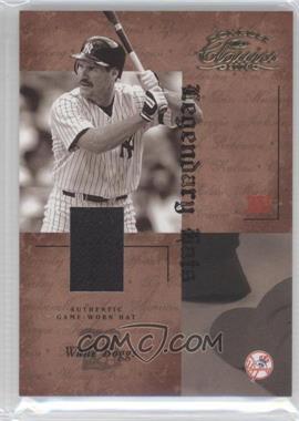 2004 Donruss Classics - Legendary - Hats Game-Worn Hat #LH-40 - Wade Boggs /25