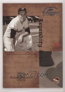 2004 Donruss Classics - Legendary - Hats #LH-18 - Brooks Robinson /50