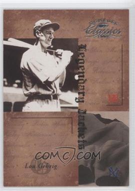 2004 Donruss Classics - Legendary - Jackets #LJK-50 - Lou Gehrig /50