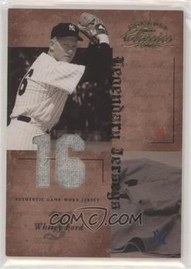 2004 Donruss Classics - Legendary - Jerseys Game-Worn Jersey Number #LJ-57 - Whitey Ford /25