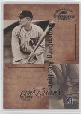 2004 Donruss Classics - Legendary - Leather #LL-43 - Ty Cobb /100