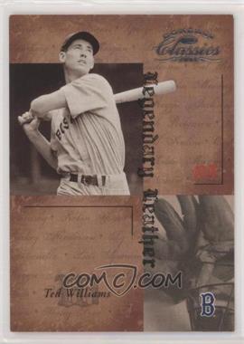 2004 Donruss Classics - Legendary - Leather #LL-5 - Ted Williams /100