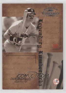 2004 Donruss Classics - Legendary - Lumberjacks #LB-17 - Don Mattingly /1000