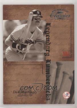 2004 Donruss Classics - Legendary - Lumberjacks #LB-17 - Don Mattingly /1000