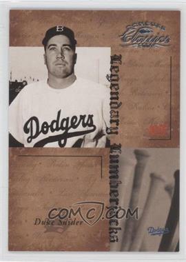 2004 Donruss Classics - Legendary - Lumberjacks #LB-28 - Duke Snider /1000