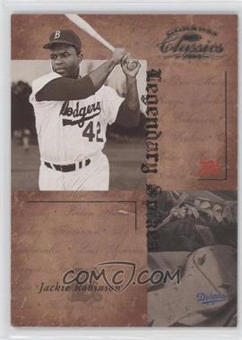 2004 Donruss Classics - Legendary - Spikes #LS-41 - Jackie Robinson /100