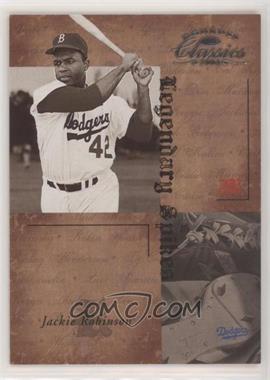 2004 Donruss Classics - Legendary - Spikes #LS-41 - Jackie Robinson /100