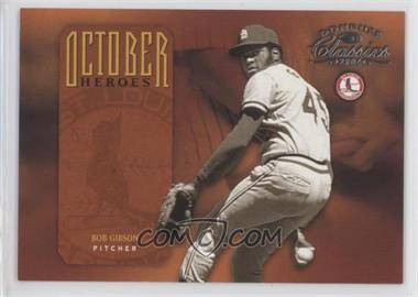 2004 Donruss Classics - October Heroes #OH-2 - Bob Gibson /2499