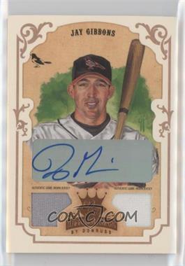 2004 Donruss Diamond Kings - [Base] - Bronze Framed Materials Signatures #59 - Jay Gibbons /25