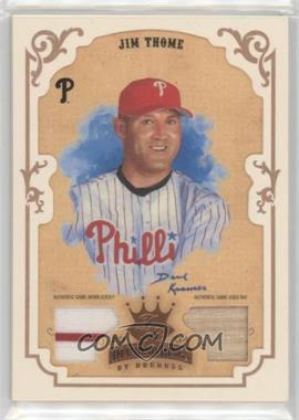 2004 Donruss Diamond Kings - [Base] - Bronze Framed Materials #140 - Jim Thome /100